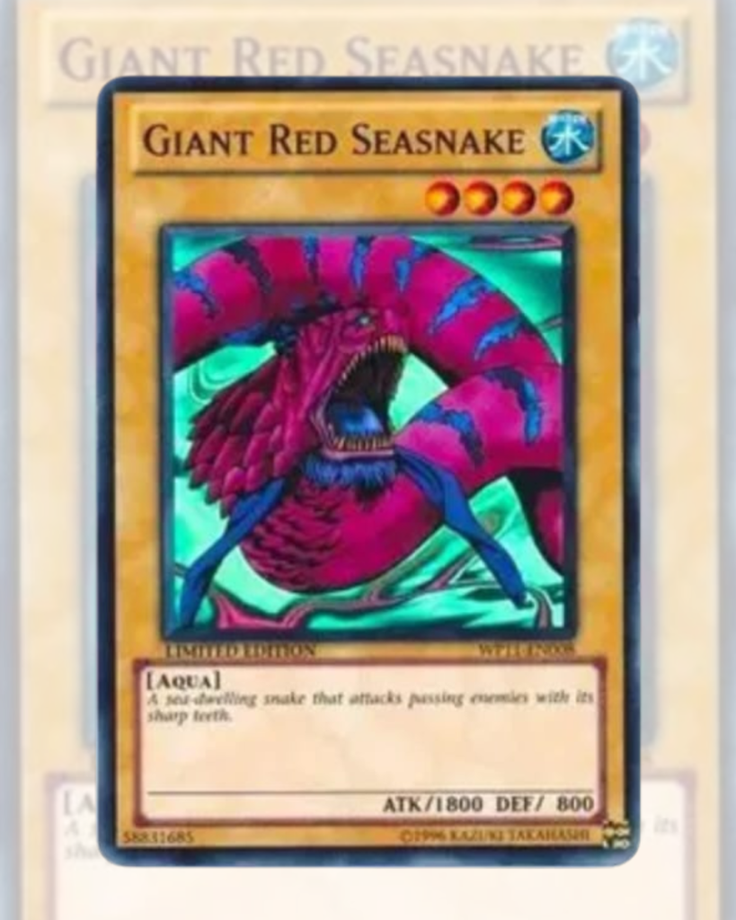 2. Giant Red Seasnake World Championship 2011 – Super Rare – WP11-EN008 Limited