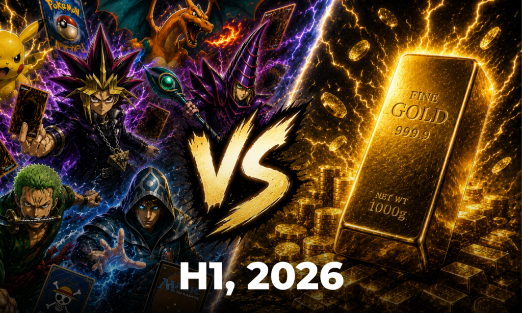 TCG Cards vs Gold - How Did Cardboard Stack Up Against the Worlds Oldest Store of Value in H1 2026 - Version 2